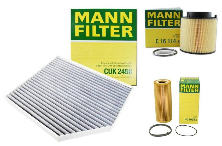 Audi Porsche Filter Service Kit 8K0819439B - MANN-FILTER 1647935KIT